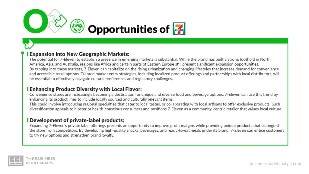 7 Eleven Opportunities - 7 Eleven SWOT Analysis