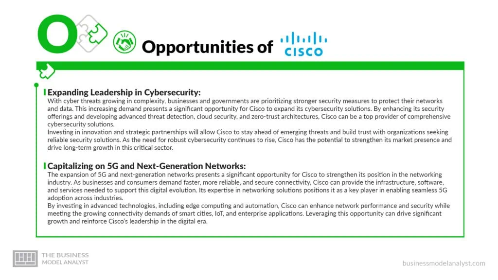 Cisco Opportunities - Cisco SWOT Analysis