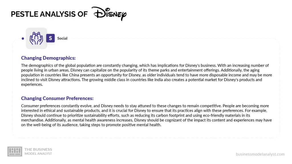 Disney Social Factors - Disney PESTLE Analysis