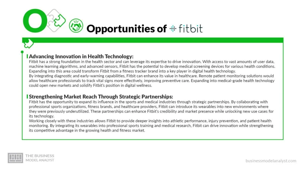 Fitbit Opportunities - Fitbit SWOT Analysis