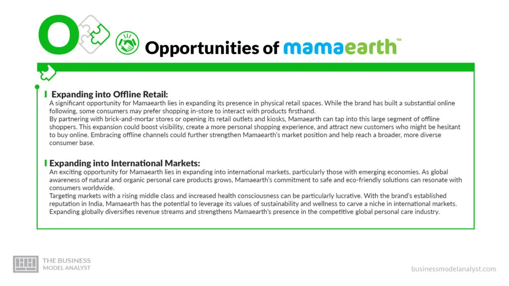 Mamaearth Opportunities - Mamaearth SWOT Analysis