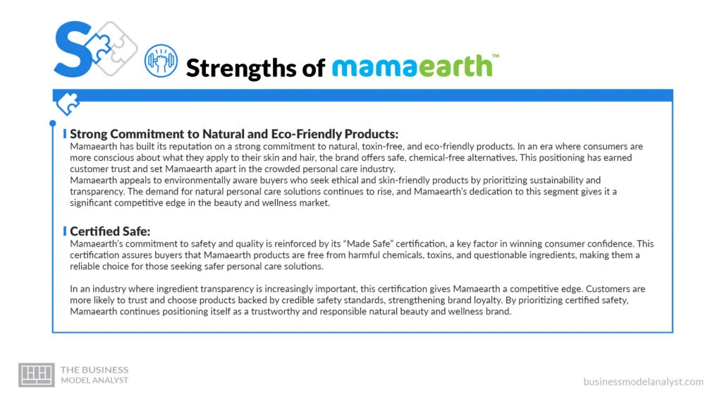 Mamaearth Strengths - Mamaearth SWOT Analysis