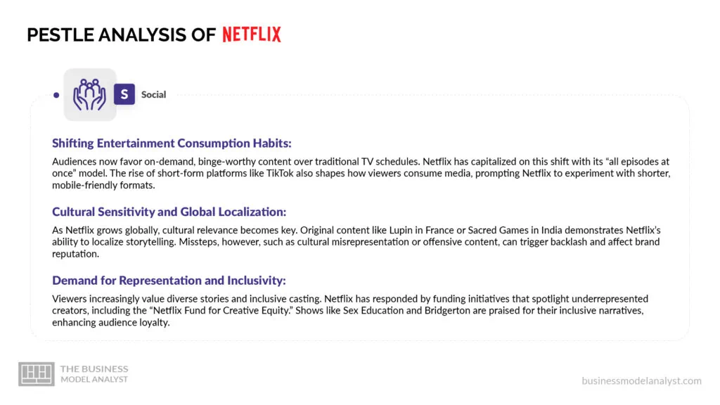 Netflix Social Factors - Netflix PESTLE Analysis