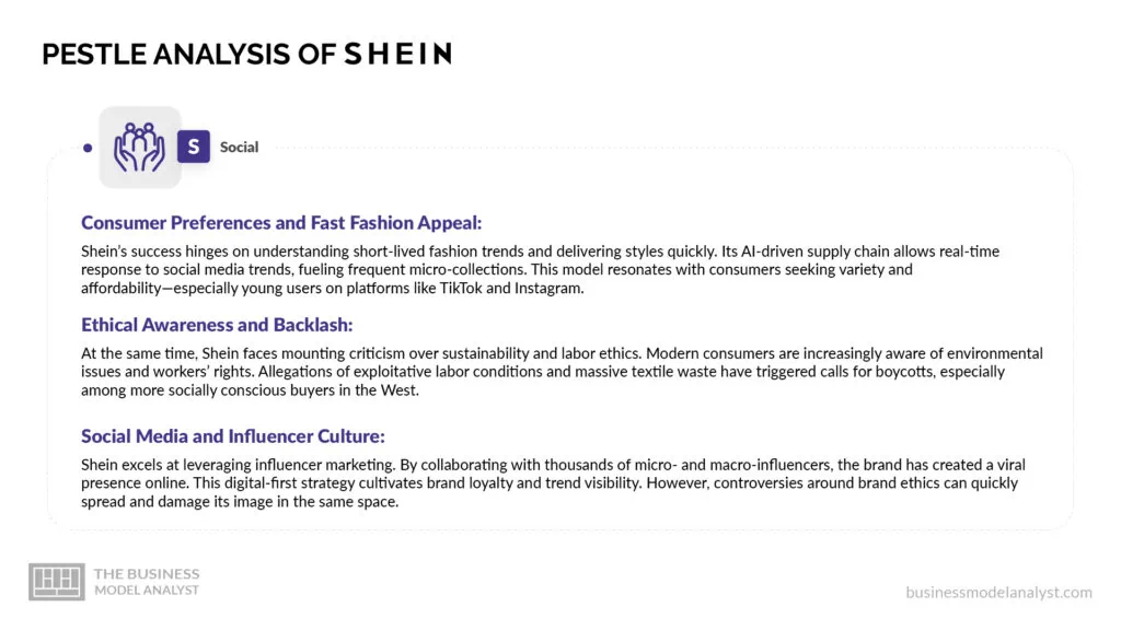 Shein Social Factors - Shein PESTLE Analysis