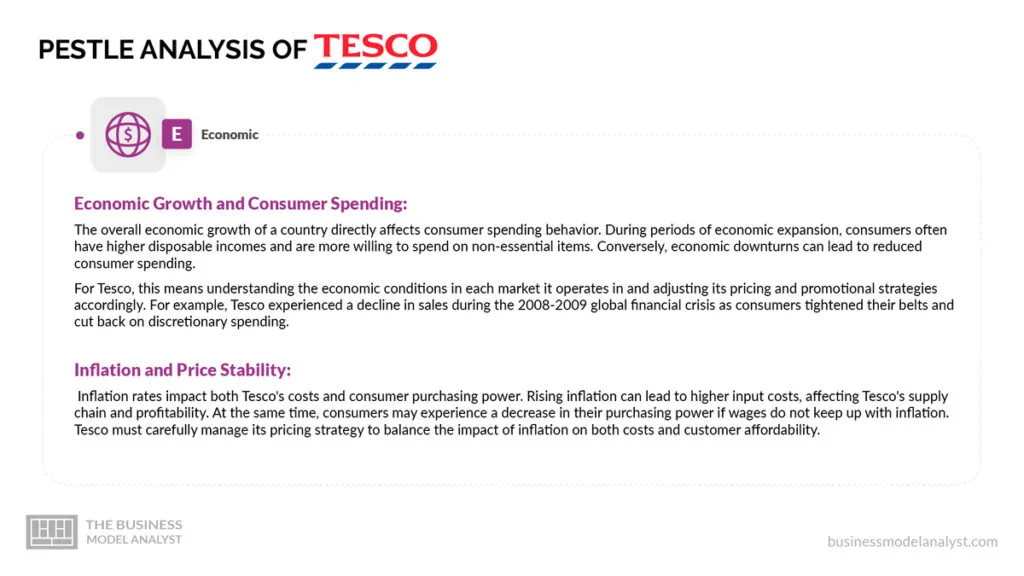 Tesco Economic Factors - Tesco PESTLE Analysis